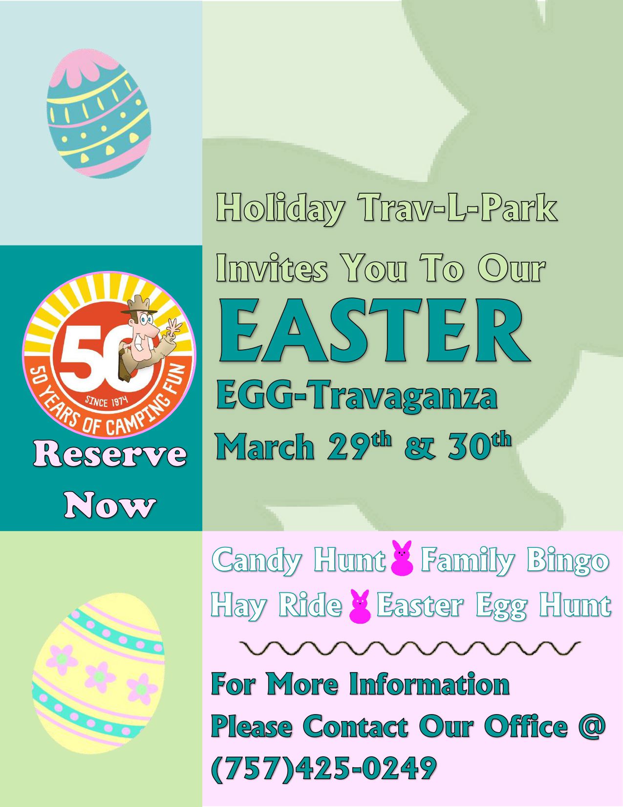 Easter EggsTravaganza Holiday TravL Park